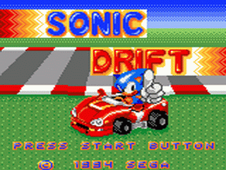 Sonic Drift screenshot 3 for Sega Game Gear